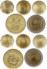 Argentyna, zestaw 7 monet