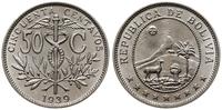 50 centavos 1939, miedzionikiel, piękne, KM 182