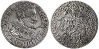 szóstak 1596, Malbork, małe popiersie króla, mon