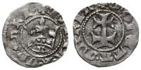 denar od 1384, Aw: Korona, pod koroną gotyckie A