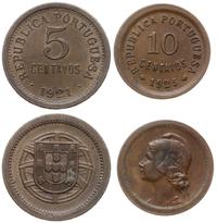 zestaw 2 monet, w skład zestawu wchodzi 5 centav