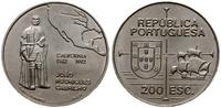 200 escudos 1992, Joao Rodrigues Cabrilho, miedz
