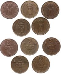 Norwegia, zestaw 8 monet
