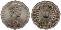 50 centów 1977, srebrny jubileusz Elżbiety II, m