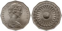 50 centów 1977, srebrny jubileusz Elżbiety II, m