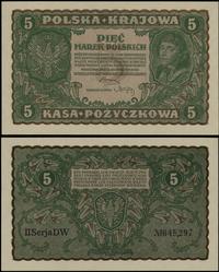 5 marek polskich 23.08.1919, seria II-DW, numera