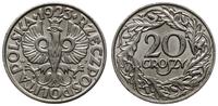 20 groszy 1923, Warszawa, nikiel, pięknie zachow