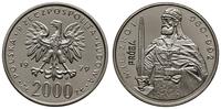 2.000 złotych 1979, Warszawa, Mieszko I /półpost