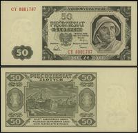 50 złotych 1.07.1948, seria CY, numeracja 880178