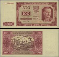 100 złotych 1.07.1948, seria IL, numeracja 25514