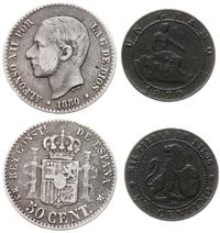 zestaw 2 monet, w skład zestawu wchodzi 1 centym