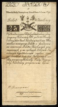 25 złotych polskich 8.06.1794, seria D, Miłczak 