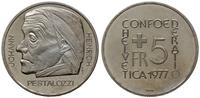 5 franków 1977, Johann Heinrich Pestalozzi, HMZ 