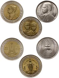 zestaw 3 monet, w skład zestawu wchodzi 1 baht B