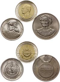 zestaw 3 monet, w skład zestawu wchodzi 2 baht B