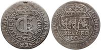 złotówka (tymf) 1664 AT, Kraków, moneta wytrawio