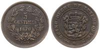 5 centymów 1870, Bruksela, Weiller 255a/d