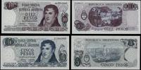 zestaw: 5 i 10 pesos 1973-1976, łącznie 2 piękne