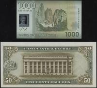 Chile, zestaw: 50 escudos, 1.000 pesos, 1960-2010