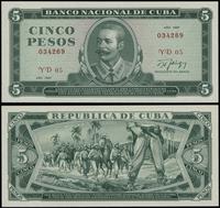5 pesos 1987, seria YD 05, numeracja 034269, pię