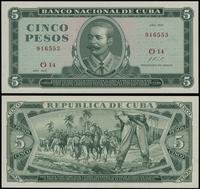 5 pesos 1970, seria Q14, numeracja 916553, piękn