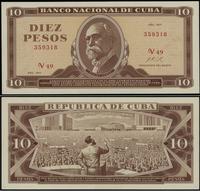 10 pesos 1971, seria V49, numeracja 359318, pięk