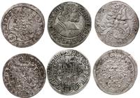 zestaw monet, 3 krajcary 1670 (Karol II z Lichte