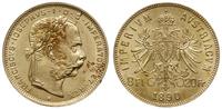 Austria, 8 florenów = 20 franków, 1890