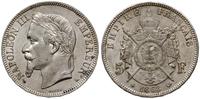 5 franków 1868 BB, Strasburg, popiersie autorstw