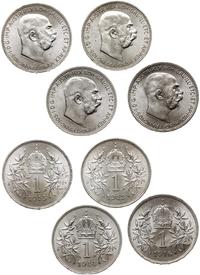 Austria, lot 4 x korona, 1913, 1914, 1915, 1916