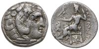 drachma ok. 301-297 pne, Colophon, Aw: Głowa Ale