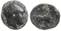 brąz po 359 r. pne, Aw: Głowa Filipa w lewo, Rw: