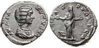 denar 196-217, Rzym, Aw: Popiersie w prawo i nap