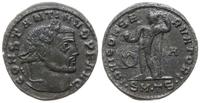 follis 312, Tessaloniki, Aw: Głowa cesarza w wie