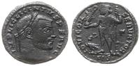 follis 313-315, Siscia, Aw: Głowa cesarza w praw