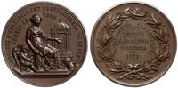 medal nagrodowy 1875, Aw: Siedząca kobieta w pra