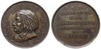 Polska, medal na pamiątkę uroczystego pogrzebu Adama Mickiewicza na Wawelu, 1890