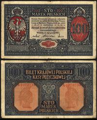 100 marek polskich 9.12.1916, "jenerał", numerac