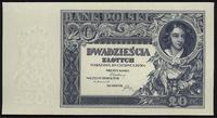 20 złotych 20.06.1931, bez numeracji i oznaczeni
