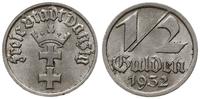 1/2 guldena 1932, Berlin, moneta czyszczona, AKS
