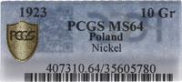 Polska, 10 groszy, 1923