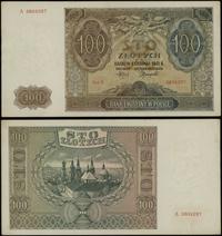 100 złotych 01.08.1941, seria A, numeracja 06042