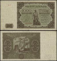 1.000 złotych 15.07.1947, seria F, numeracja 284