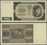 500 złotych 01.07.1948, seria CC, numeracja 6480