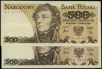 Polska, zestaw 2 x 500 złotych