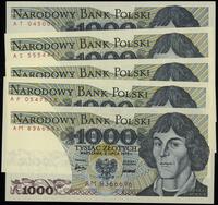 zestaw 5 x 1.000 złotych 02.07.1975, w skład zes