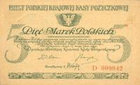 5 marek polskich 17.05.1919, seria D, widoczne ś