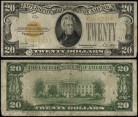 20 dolarów 1928, seria A 33195831 A, żółta piecz