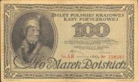 100 marek polskich 15.02.1919, seria AH, Miłczak