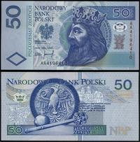 50 złotych 25.03.1994, seria AA, numeracja 41964